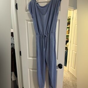 Casual Lavender Blue Jumpsuit